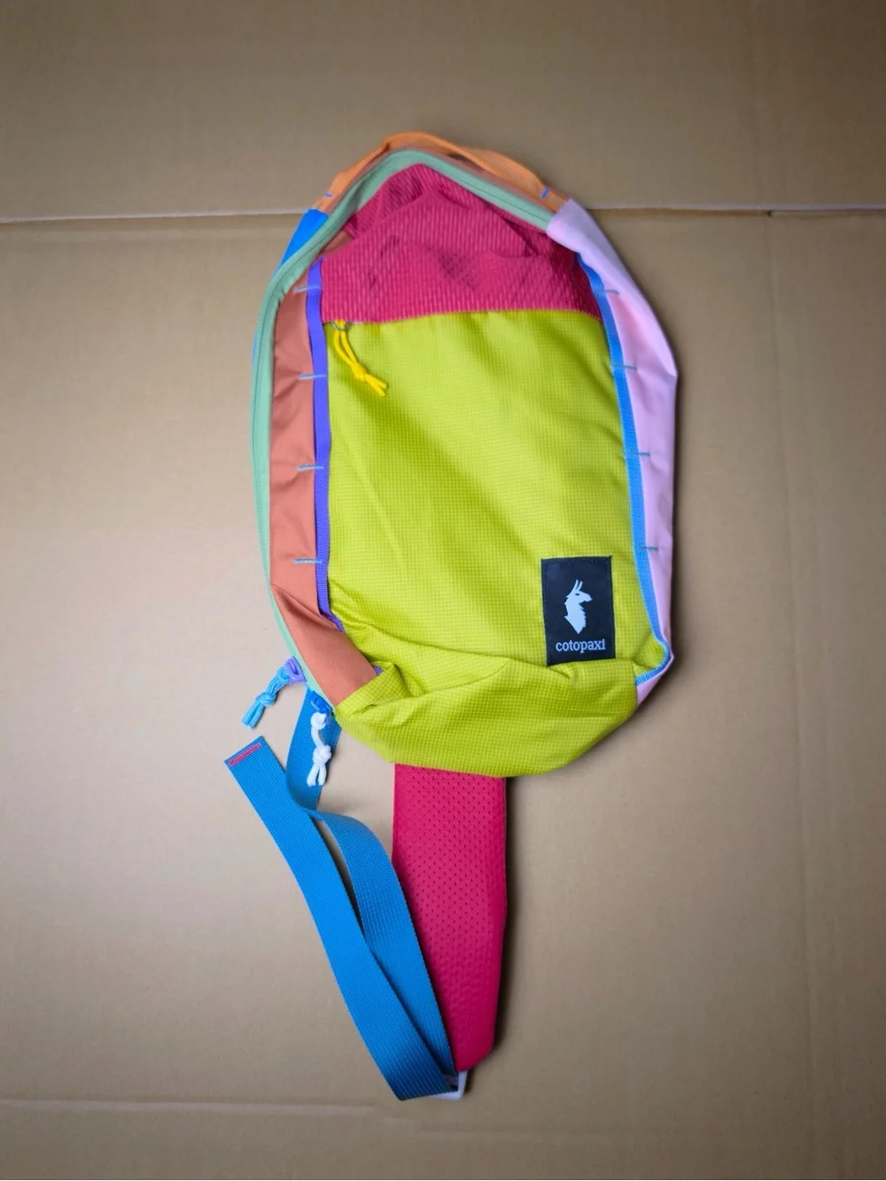 Cotopaxi Kids' Colorblock Todo 8L Sling Pack - Lime/Pink/Blue